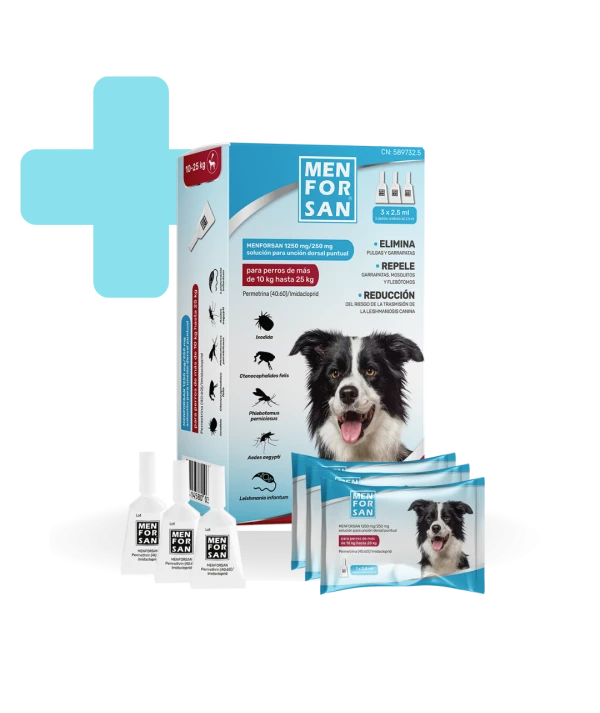 MENFORSAN® Pipetas antiparasitarias para perros de 10 a 25kg
