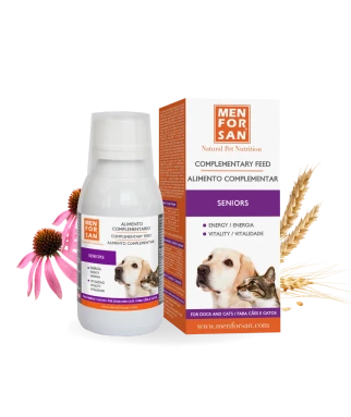 Complementary feed for senior dogs 120ml | Menforsan
