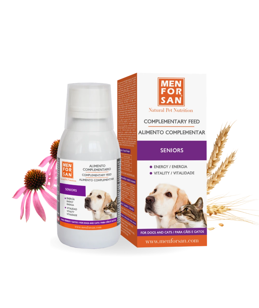 Complementary feed for senior dogs 120ml | Menforsan