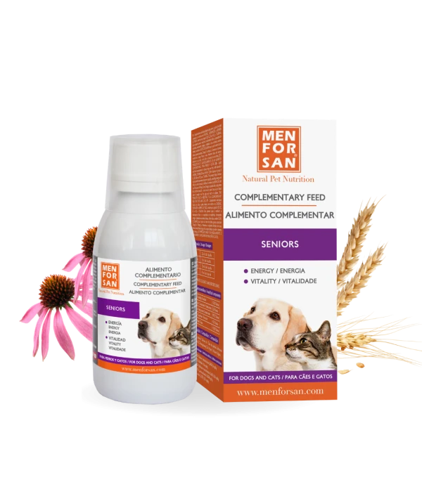 Complementary feed for senior dogs 120ml | Menforsan