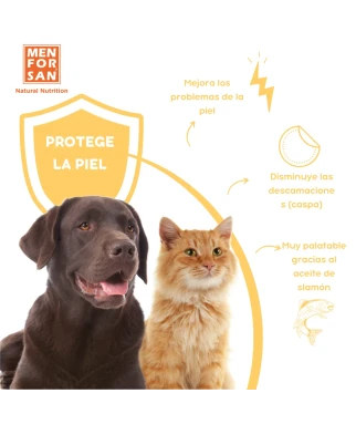 Alimento complementario para pieles sensibles para perros 120ml | Menforsan