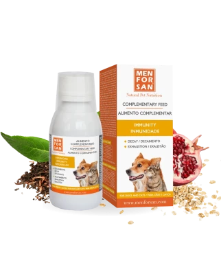 Complementary feed inmunity for dogs 120ml | Menforsan