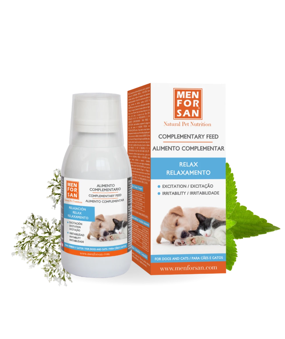 Alimento complementario anti estrés para perros 120ml | Menforsan