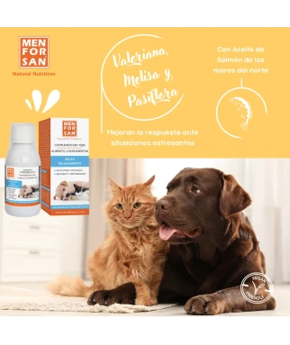 Alimento complementario anti estrés para perros 120ml | Menforsan