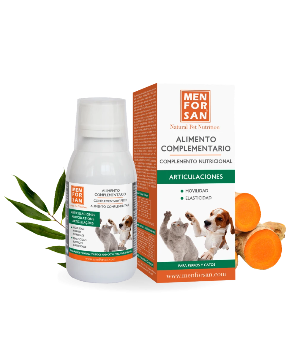 Alimento complementario articulaciones para perros 120ml | Menforsan