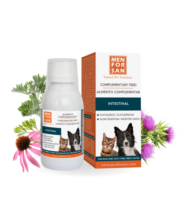 Alimento complementario intestinal para perros 120ml | Menforsan