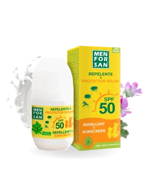 Roll-on anti-insectos con protector solar 50+ 75ml