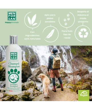 Very mild ecological shampoo for dogs 300ml | Menforsan