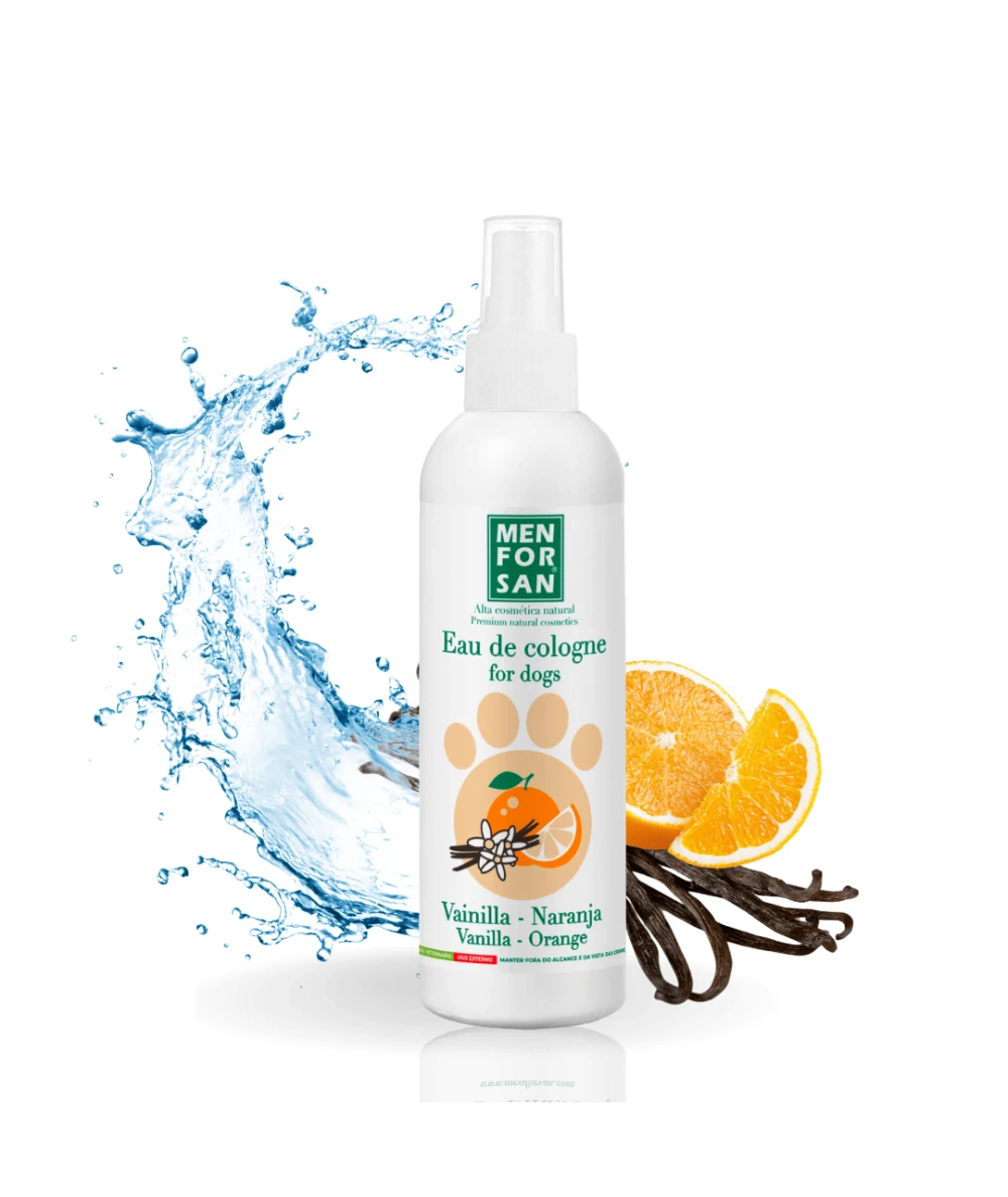 Eau de cologne vanilla&orange for dogs 125ml| Menforsan