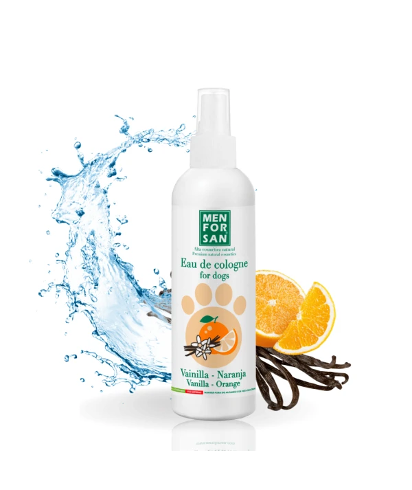 Eau de cologne vanilla&orange for dogs 125ml| Menforsan