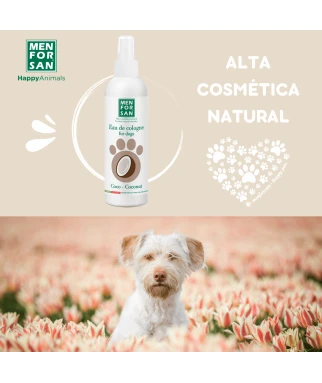 Agua de colonia para perros 125ml | Fragancia Coco | Menforsan