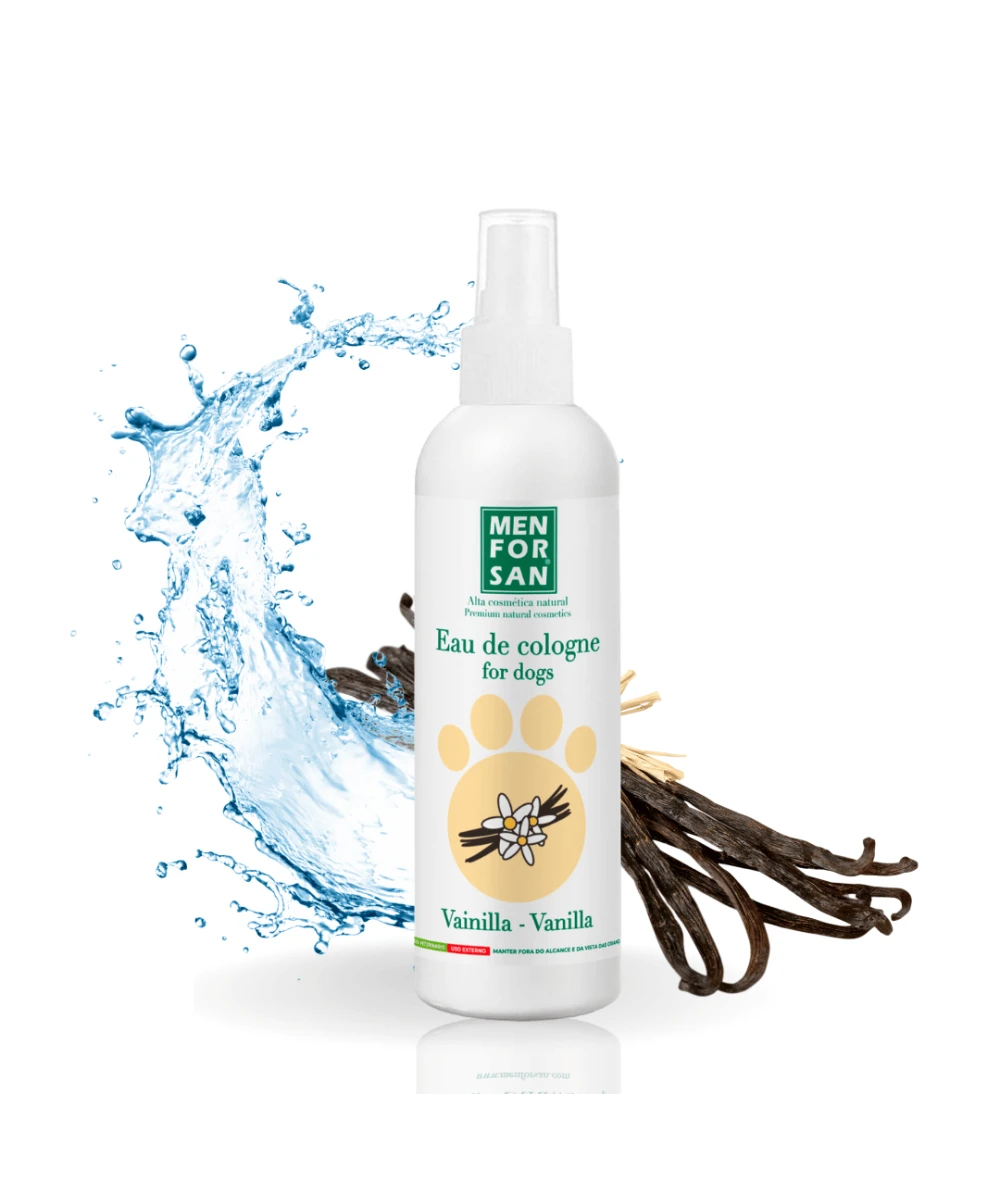 Eau de cologne vanilla for dogs 125ml | Menforsan