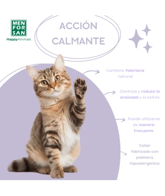 Collar calmante para gatos