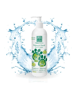 Anti-tartar mouthwash for dogs 500ml| Menforsan