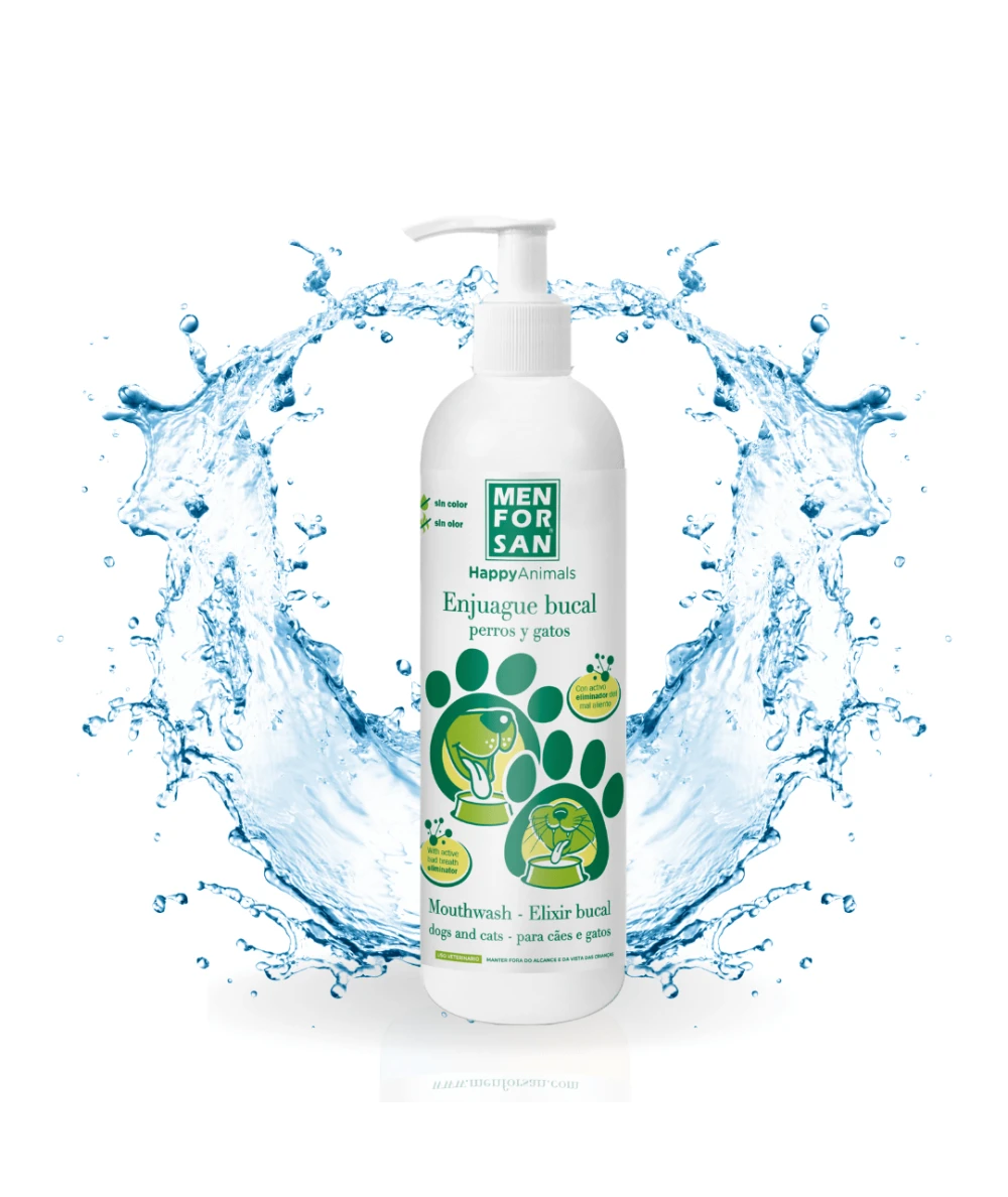 Anti-tartar mouthwash for dogs 500ml| Menforsan