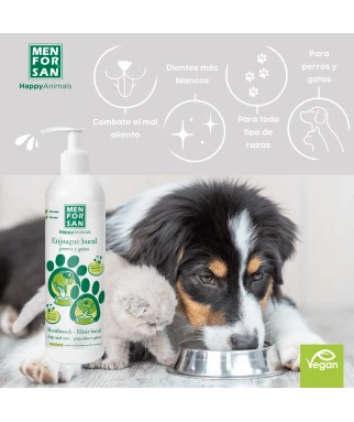 Enjuague bucal para perros 500ml | Menforsan