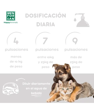 Anti-tartar mouthwash for dogs 500ml| Menforsan