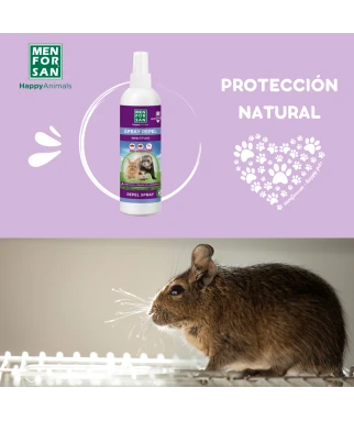 Spray repelente de insectos para roedores, conejos y hurones 125ml | Menforsan