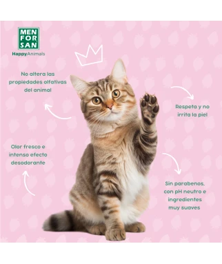 Eau de cologne strawberry for cats | Menforsan