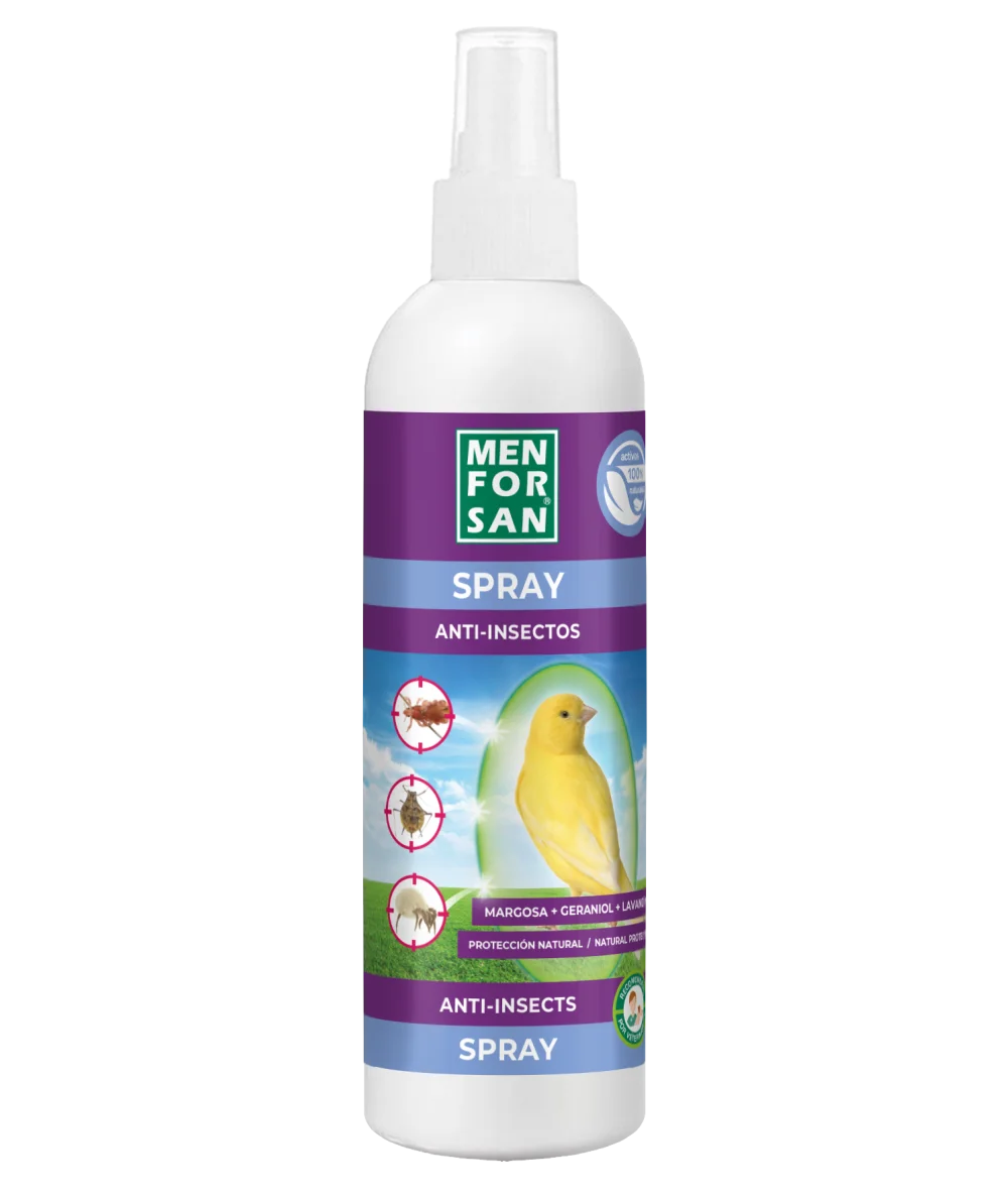 Spray repelente de insectos para pájaros 250ml | Menforsan
