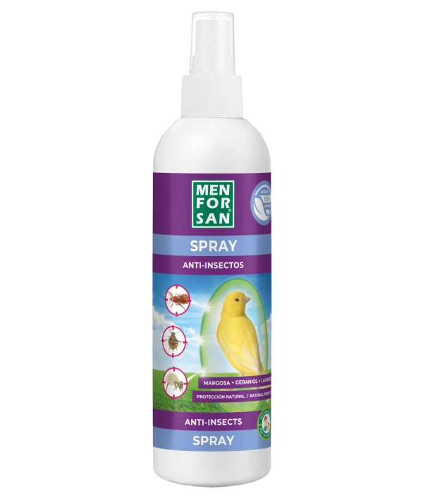 Spray repelente de insectos para pájaros 250ml | Menforsan
