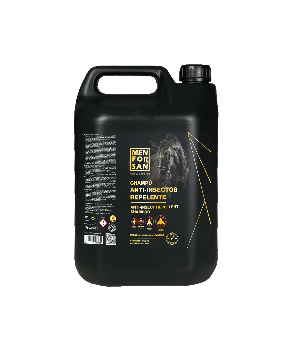 Anti-insect and repellent shampoo for horses 5L | Menforsan