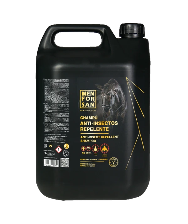 Anti-insect and repellent shampoo for horses 5L | Menforsan